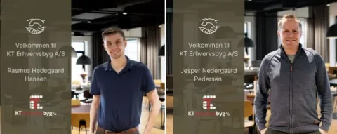 I dag byder vi velkommen til to nye kollegaer