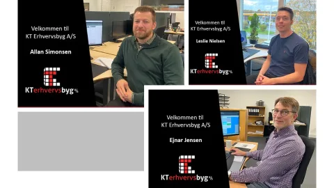 Velkommen til 3 nye medarbejdere