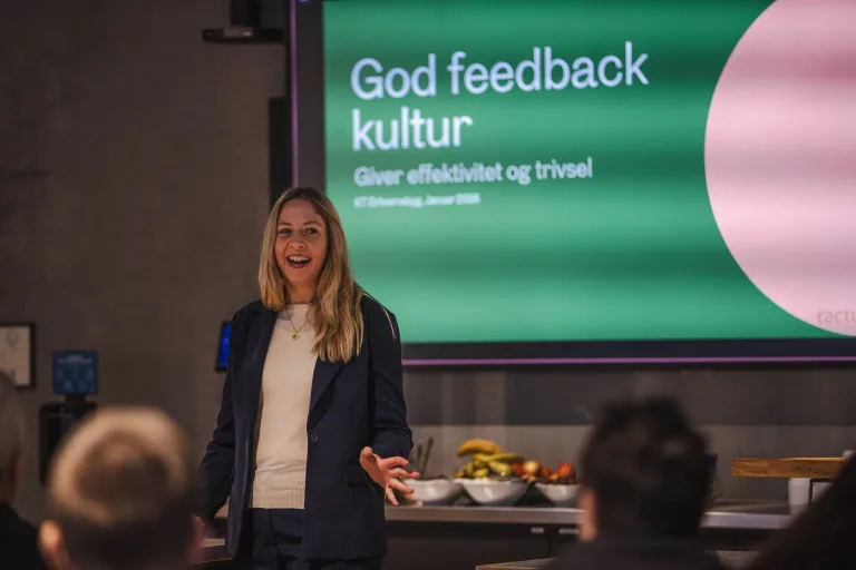 I KT Erhvervsbyg A/S går vi ind for en kultur, hvor vi tør tale åbent om tingene.