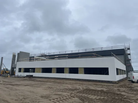 Gode nyheder fra byggepladsen hos Simpson Strong-Tie i Horsens!